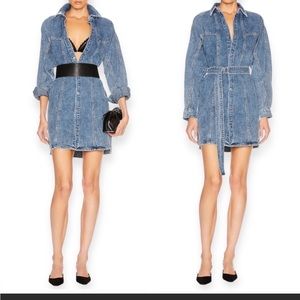 GRLFRND Kiki Denim Button Down Dress